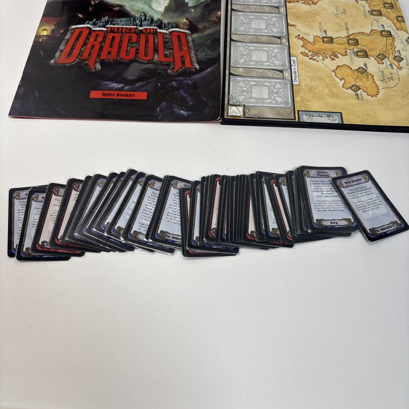 Fury of Dracula 2010 Fantasy Flight Games Gothic Horror Board Game