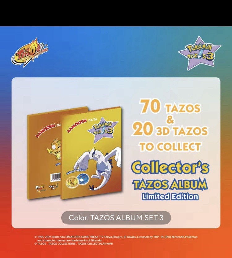 Pokemon TAZOS Collections Complete Album Set 81/100/90Pcs Flippo Pogs Tags Spani