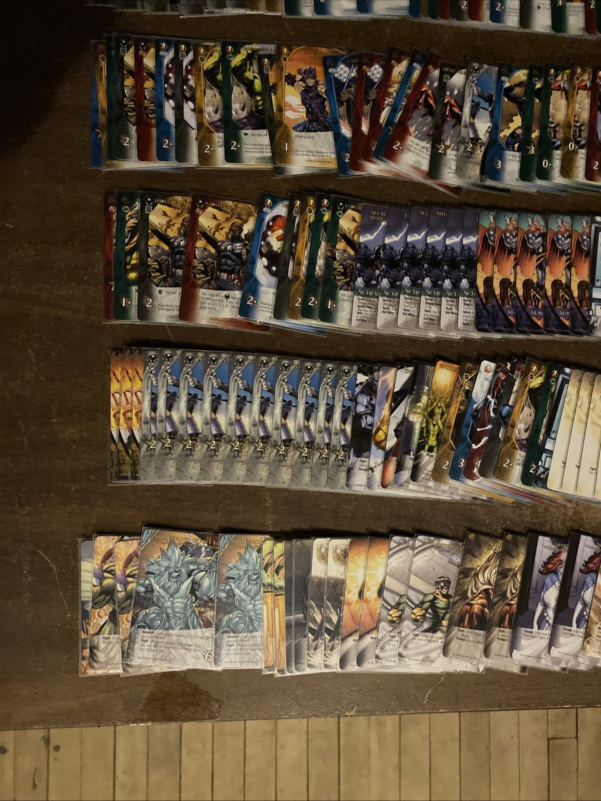 Lot of 500 Upper Deck Marvel Legendary Cards