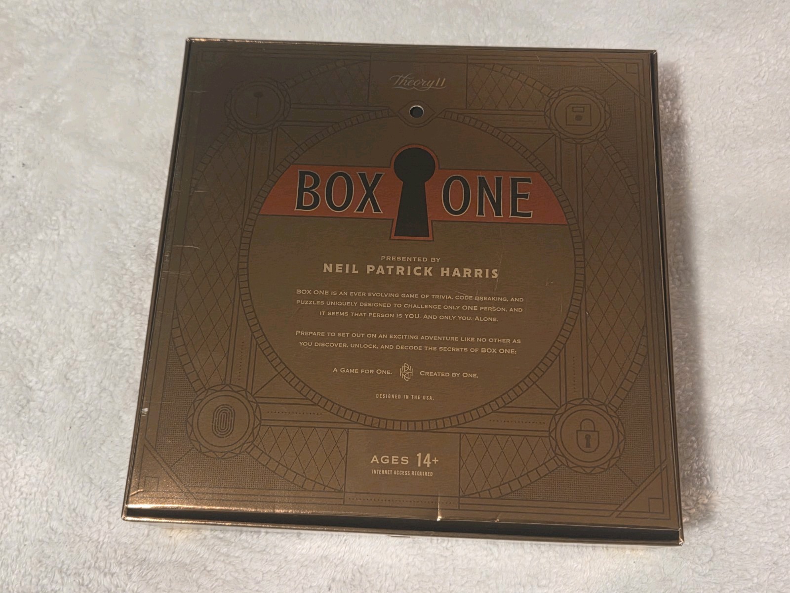 Neil Patrick Harris ‘Box One’ Strategy Game New Open Box Sealed Cards