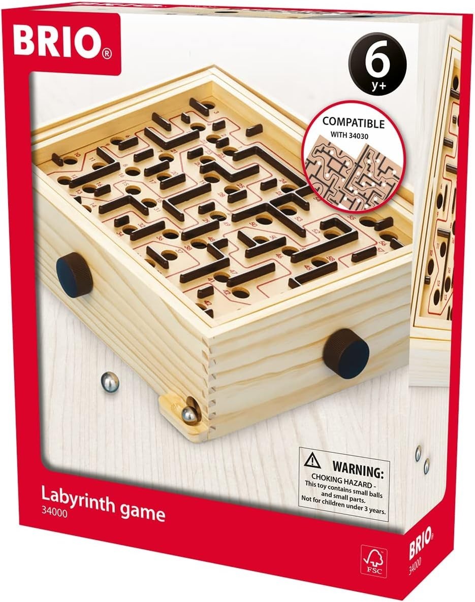 34000 Labyrinth Game – Classic Mind-Challenging Maze | Enhances Concentration…