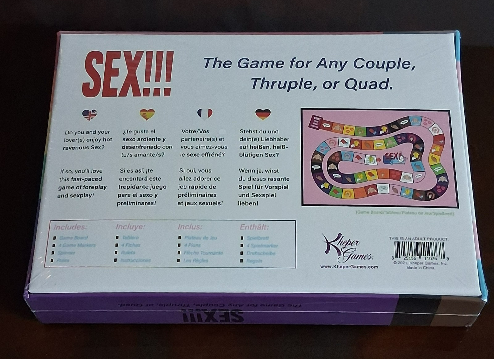 Sex!!! Board Game • Juego de mesa • Jeu de société • Brettspiel”