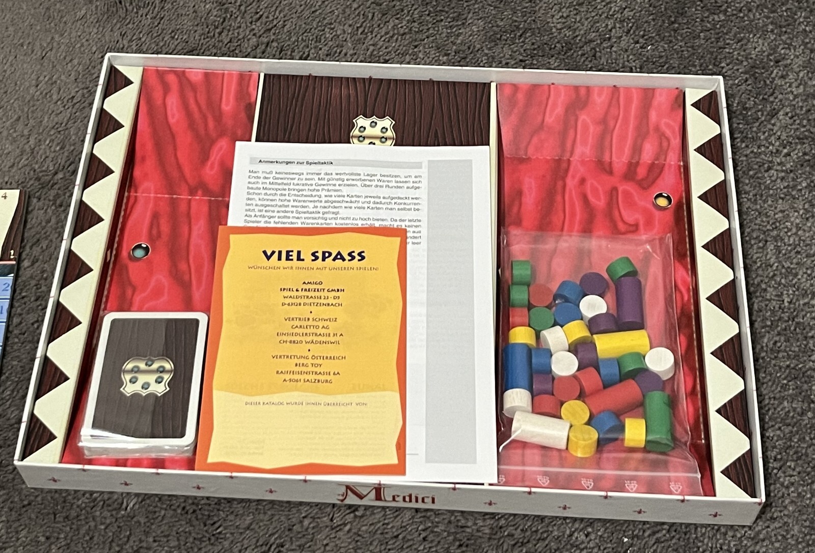 Amigo Boardgame Medici Box New