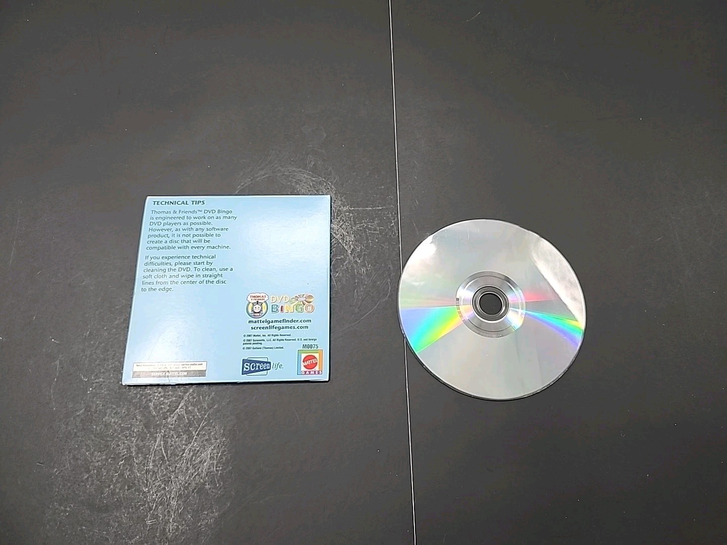 Thomas and Friends DVD Bingo Game COMPLETE ScreenLife 2007 The Tank Engine