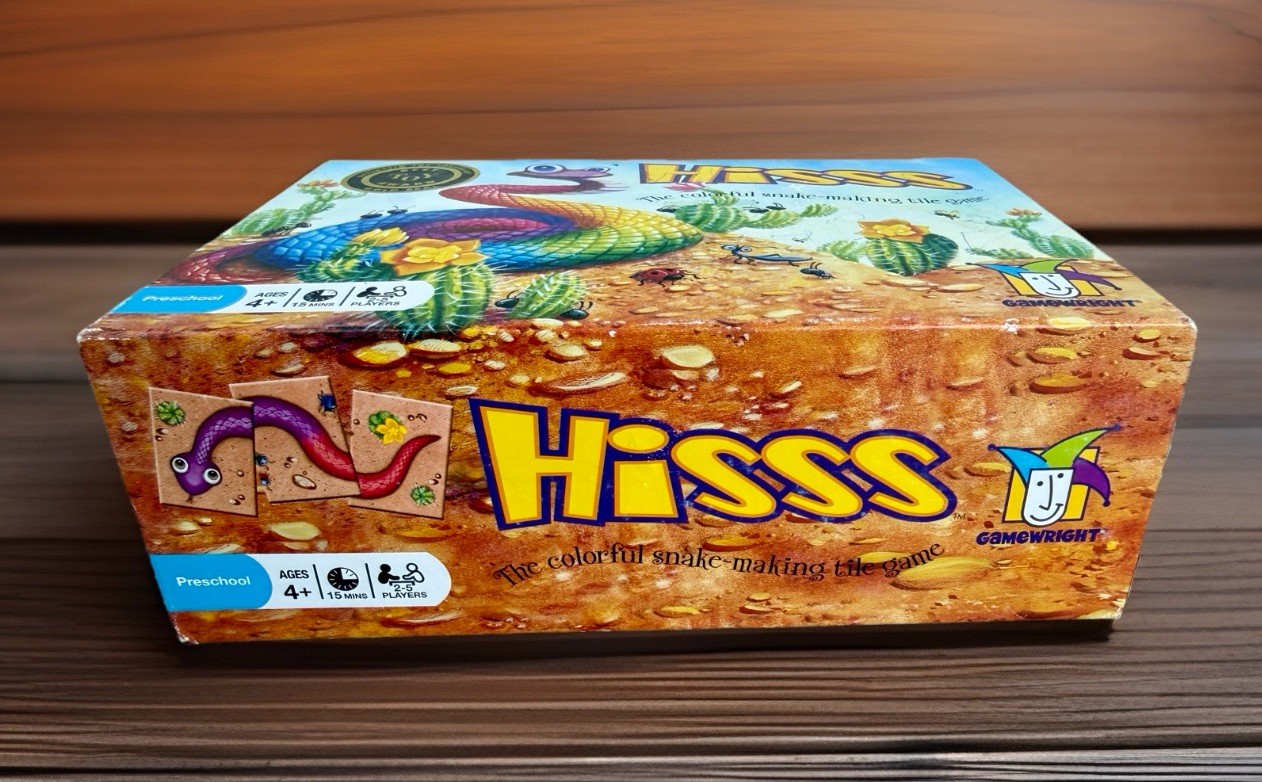 Gamewright Hisss The Colorful Snake-Making Tile Game-All 50 Tiles-No Manual