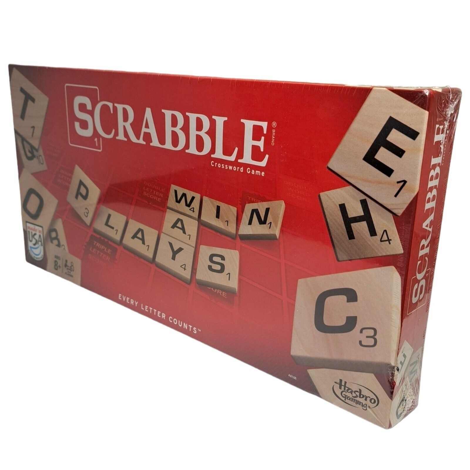 Scrabble Every Letter Counts Board Game Spelling Family Fun Night Hasbro 2013