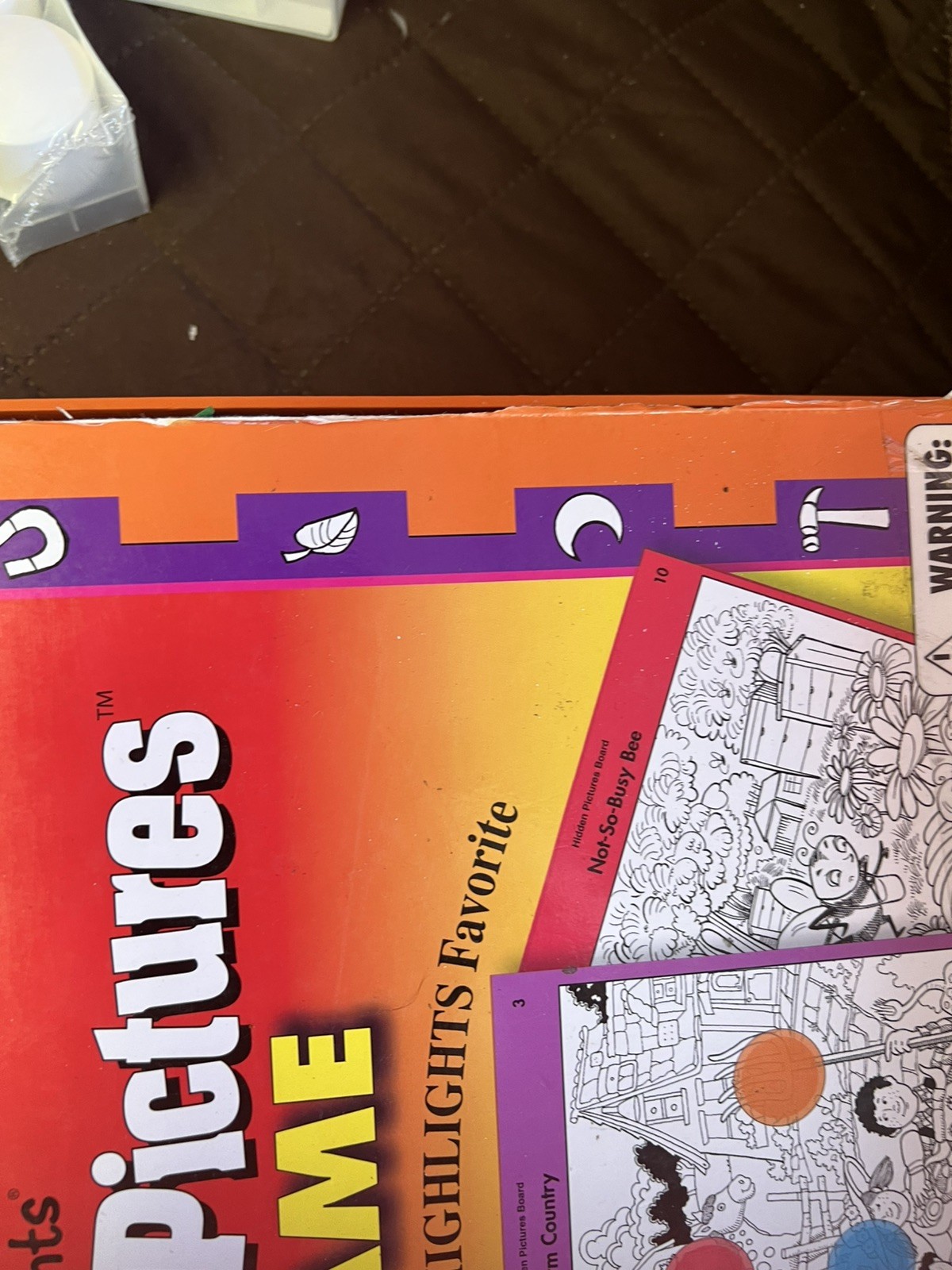 Highlights Hidden Pictures Family Childrens Board Game Almost Complete