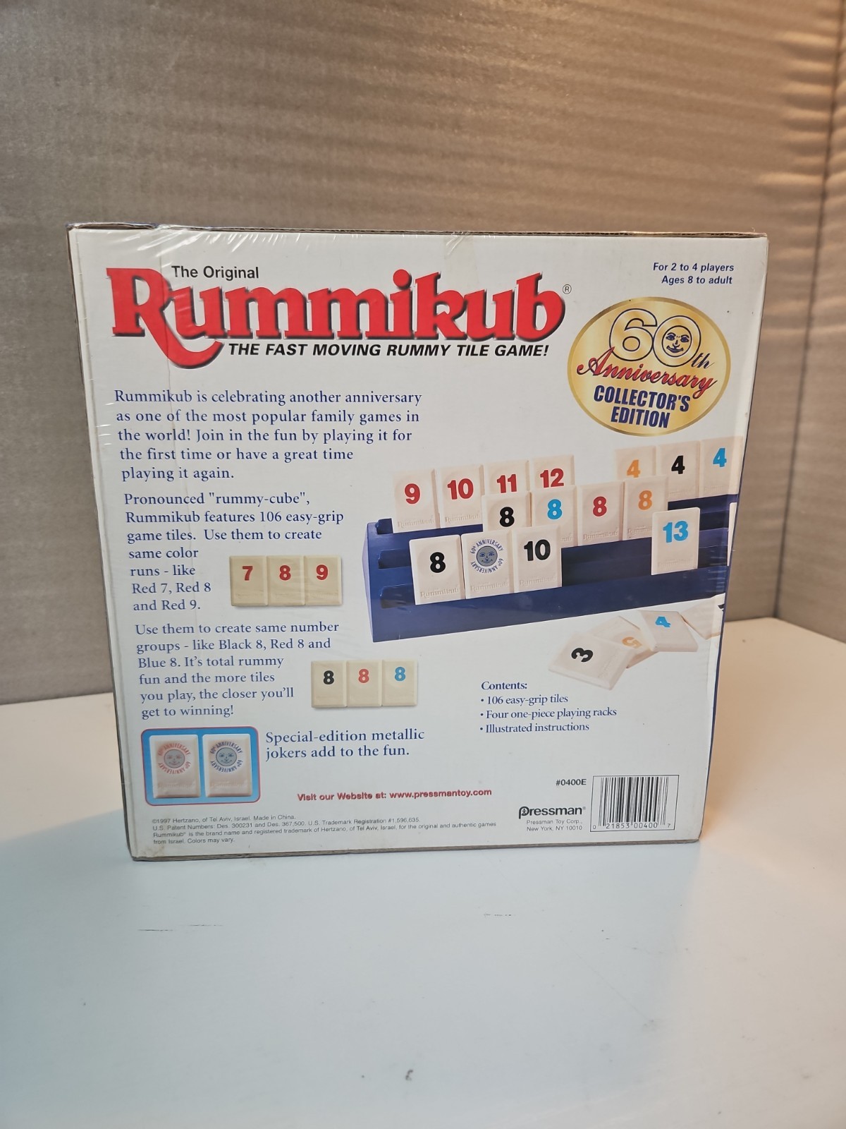 1997 The Original Rummikub 60th Anniversary Collector’s Edition Game by Pressman