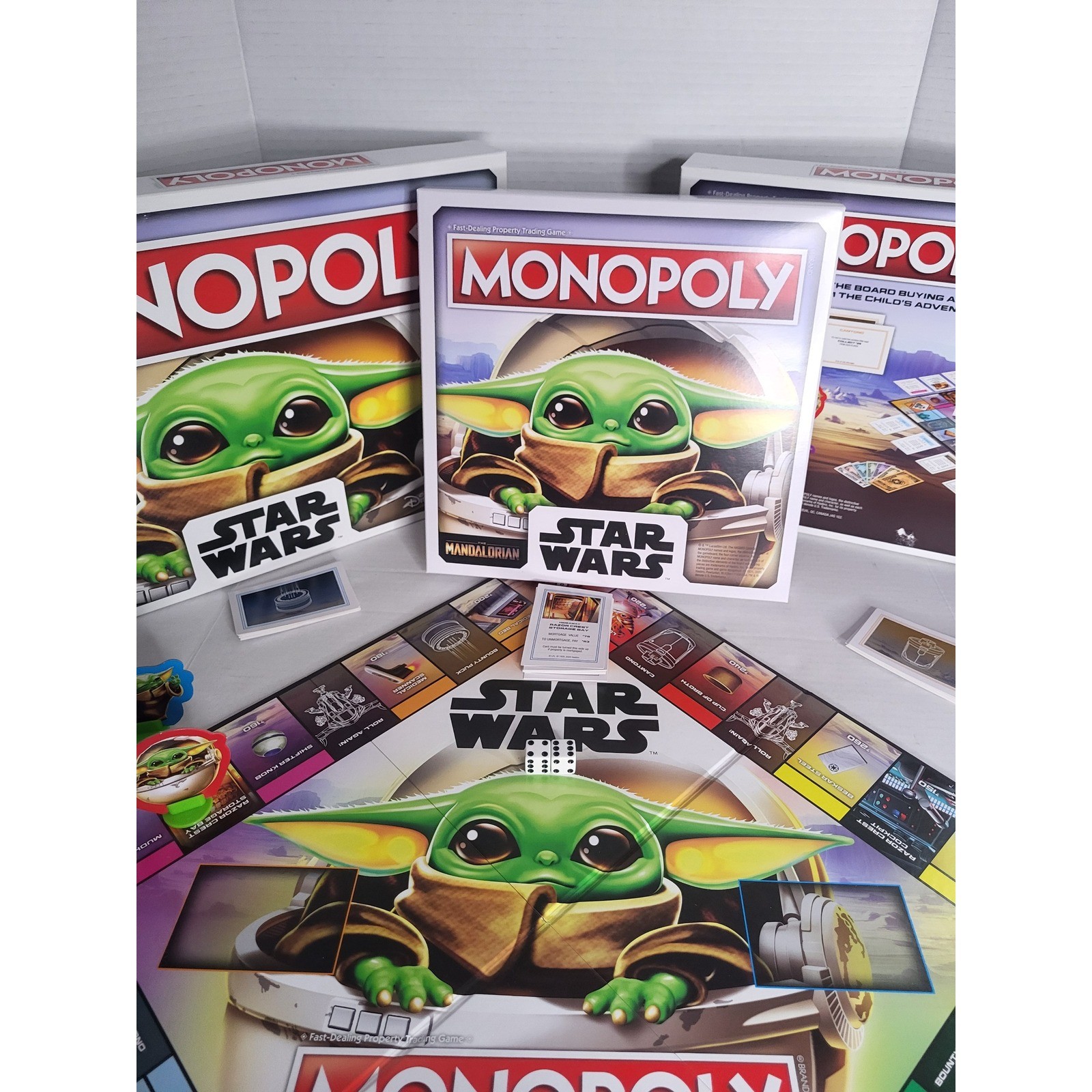 Star Wars The Mandalorian Monopoly The Child Grogu Board Game Hasbro 2013