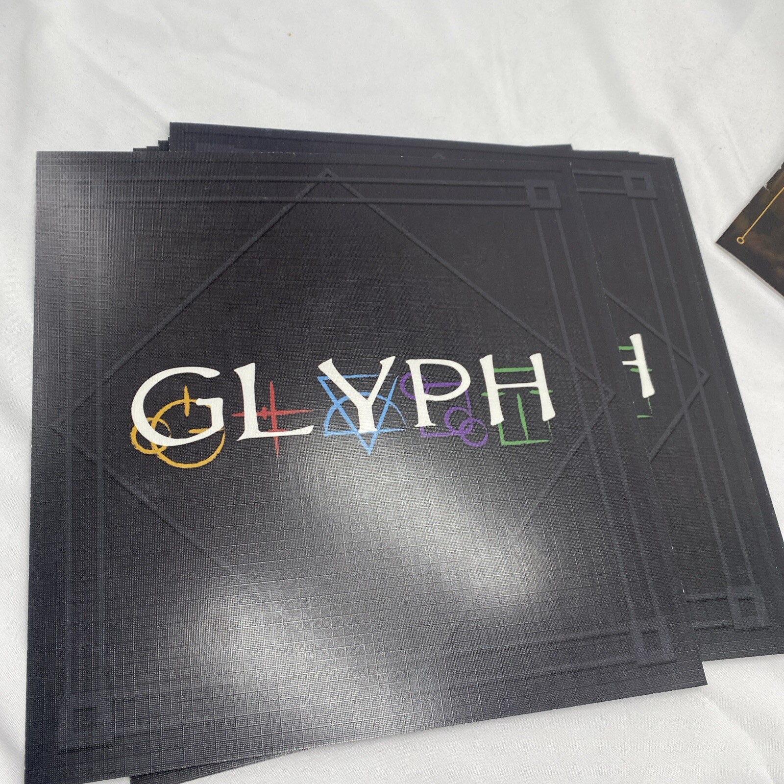 2017 GLYPH Kazoodoo Games Board Game Justin Potter 2-6 Players Complete