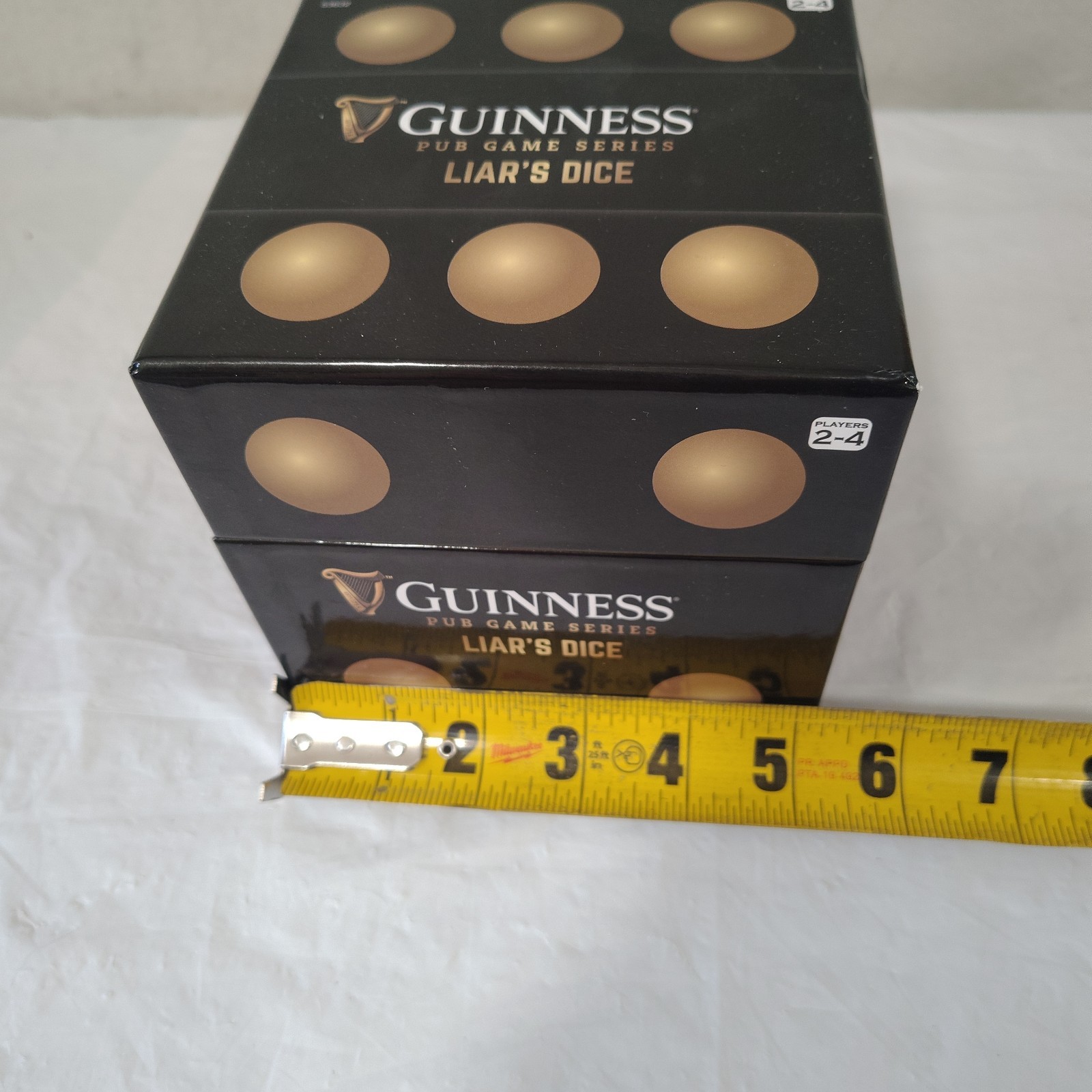 Guinness Pub Game Series Liars Dice Drinking Games Age 21+ 2-4 Player NEW SEALED