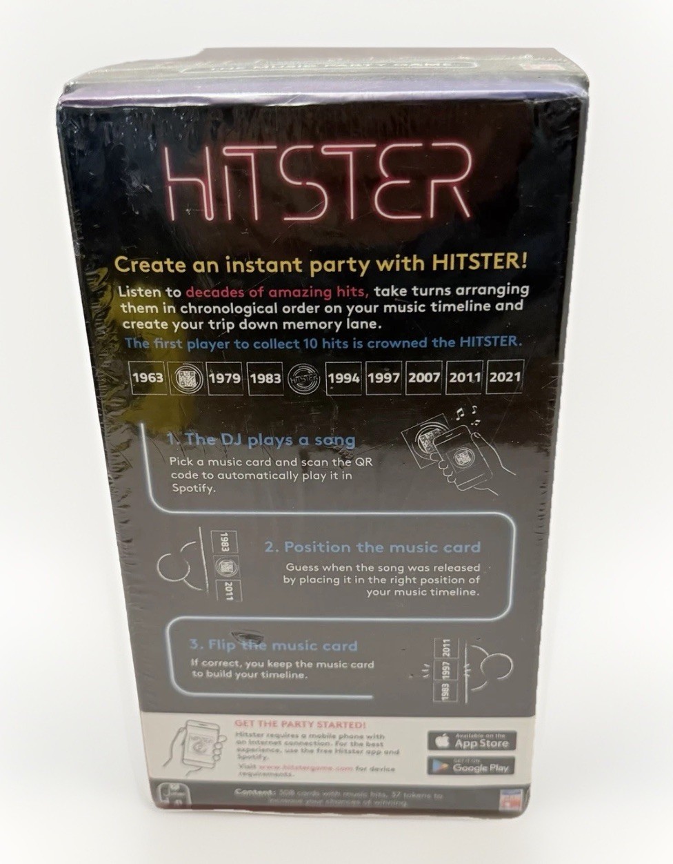 HITSTER The Music Party Song Game Decades of Amazing Hits NEW SEALED