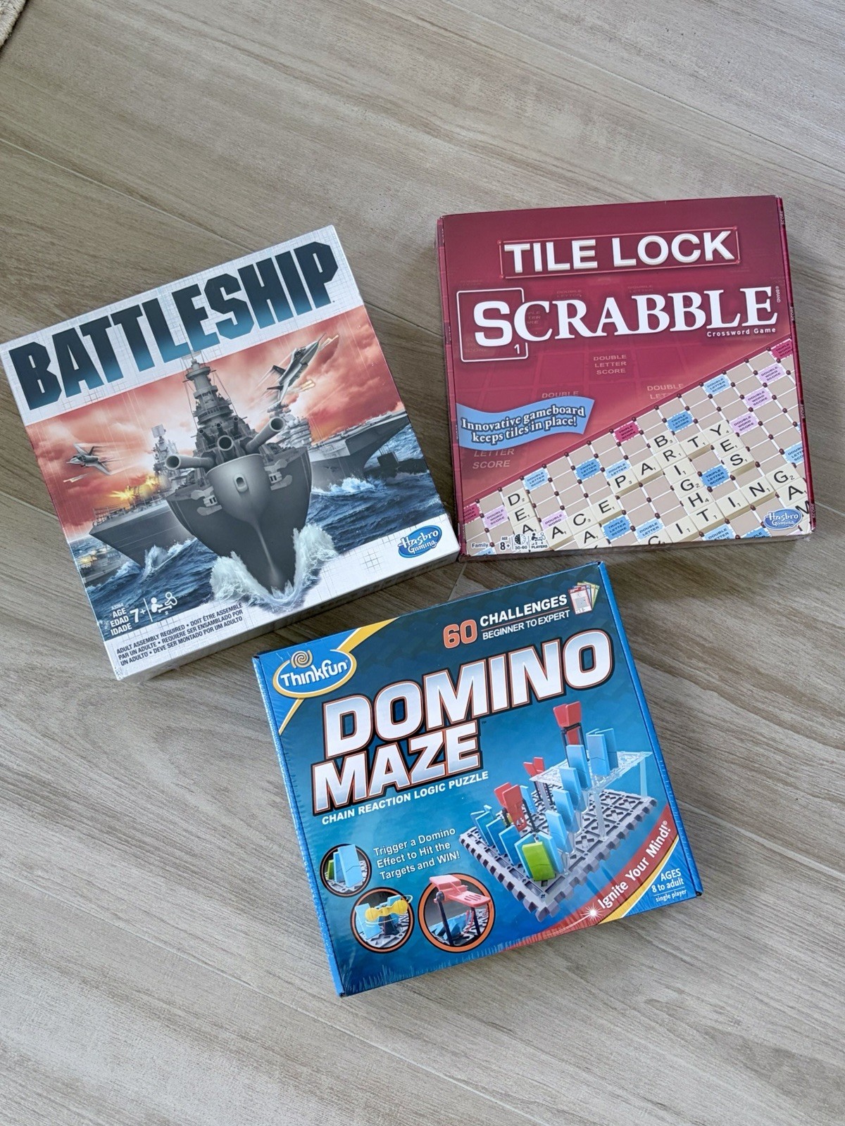 Board Games Set of 3 – New and Sealed