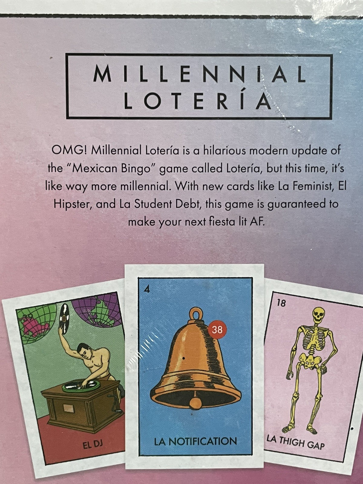 Millennial Loteria Game Family Fiesta Party Game for New Latino Generation NEW