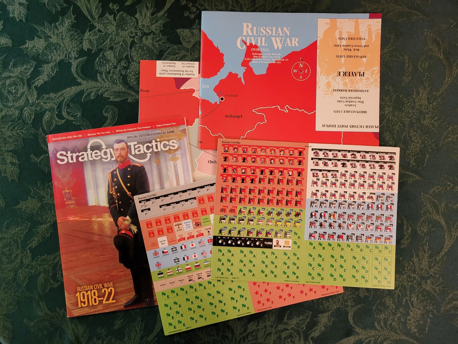 RUSSIAN CIVIL WAR (Strategy & Tactics 267) UNPUNCHED