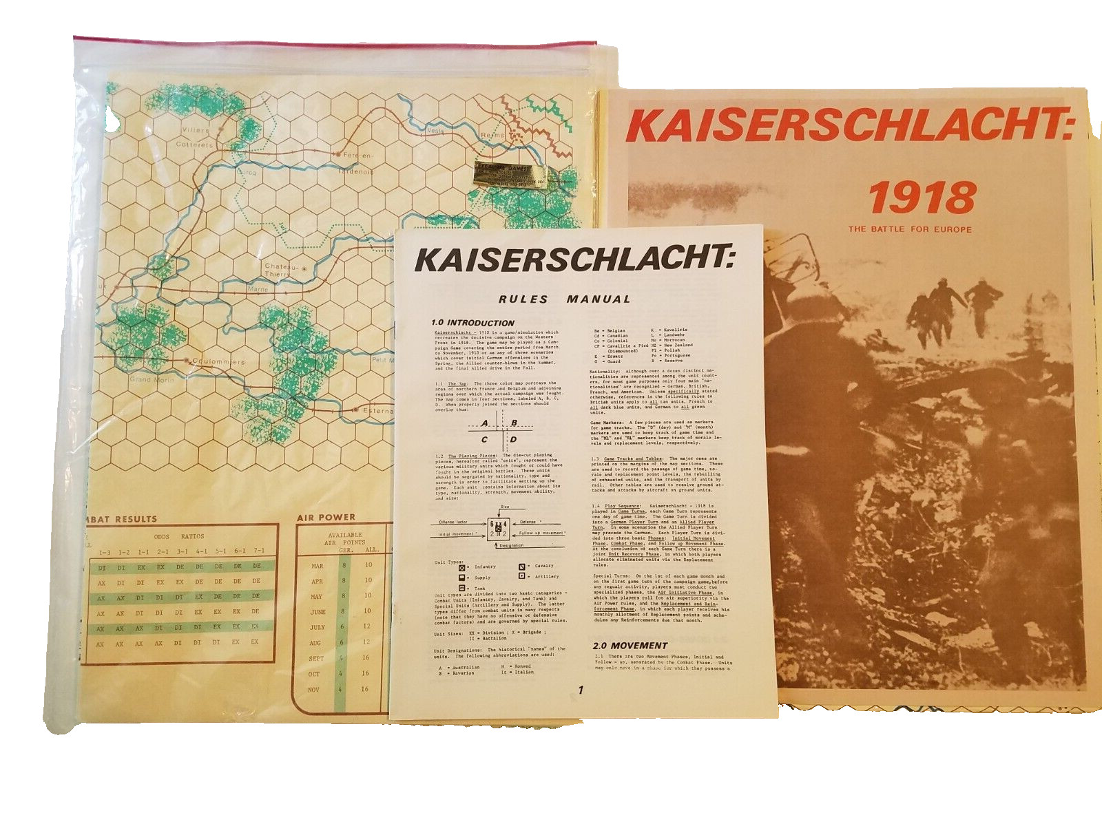 Excalibre Wargame Kaiserschlacht – 1918 Original Bag Unpunched Exc Condition!