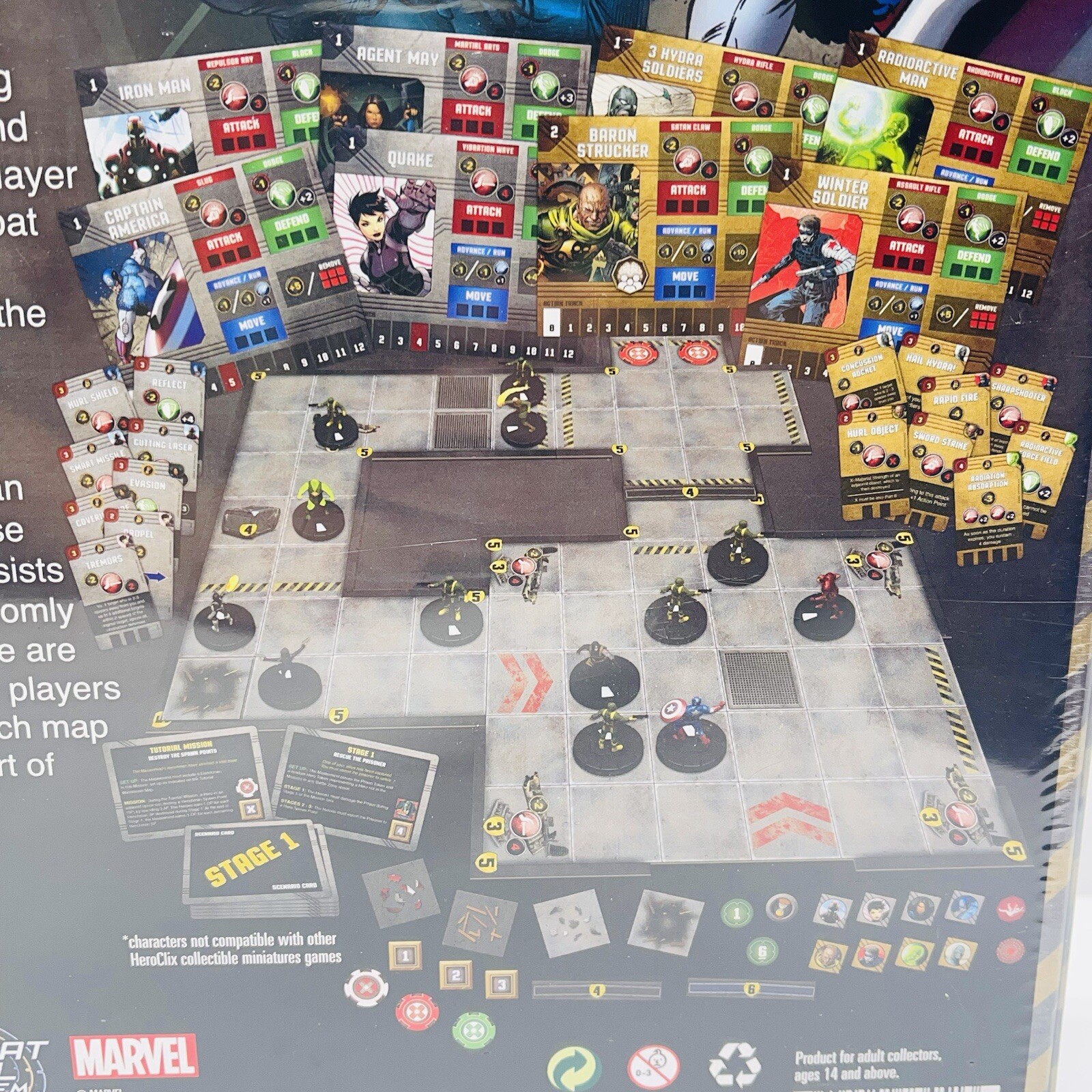 Marvel STRIKE TEAMS a HEROCLIX Strategy Game by Wizkids NECA 2018 – BRAND NEW