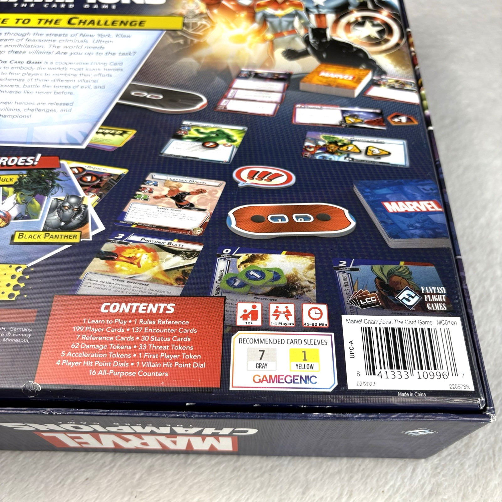 COMPLETE! Marvel Champions The Card Game MC01EN Board Core Set w/ Sealed Decks!