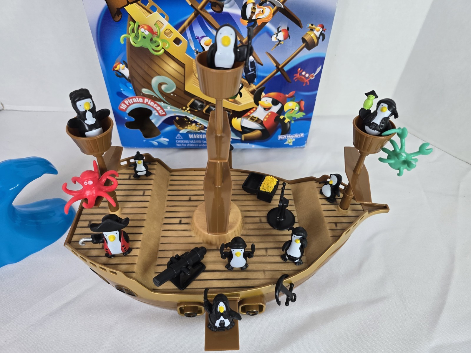 ​Don’t Rock The Boat Pirate Game 100% Complete PlayMonster Penguin Balancing