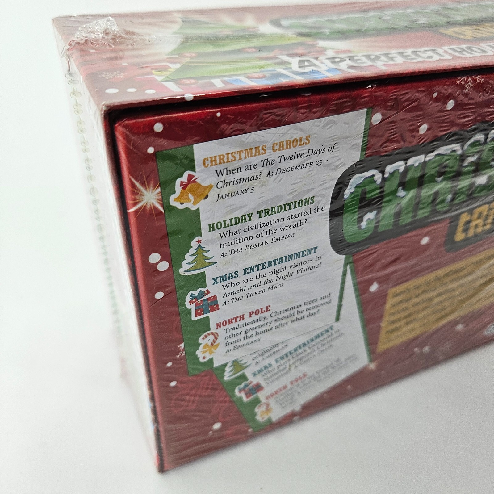 Christmas Trivia Game: A Perfect HO HO Holiday Game by OUTSET FACTORY SEALED