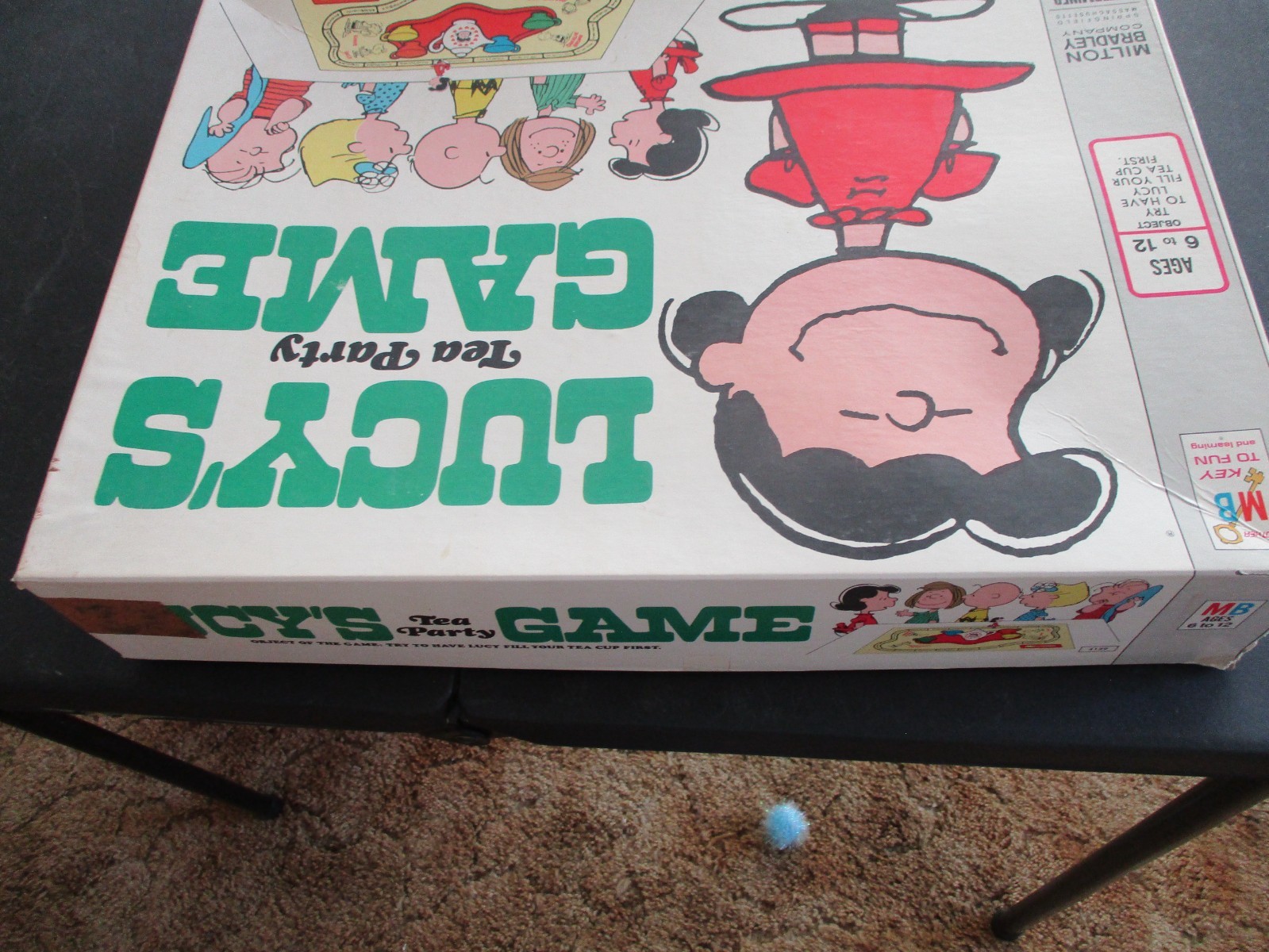 Vintage 1971 Peanuts Lucy’s Tea Party Game Milton Bradley 4129 Missing 4 sugars