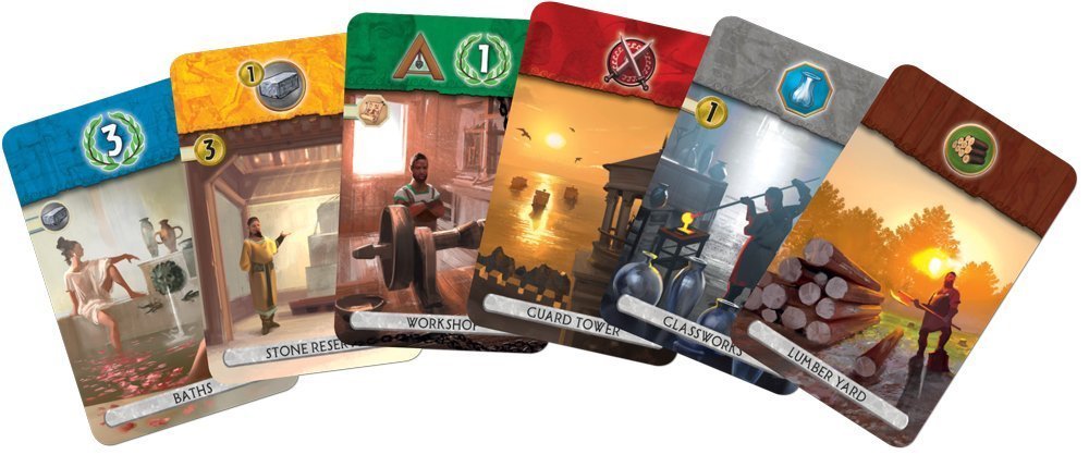 7 Wonders Duel Stand Alone 2 Player Board Card Game Asmodee ASM SEV07 Card