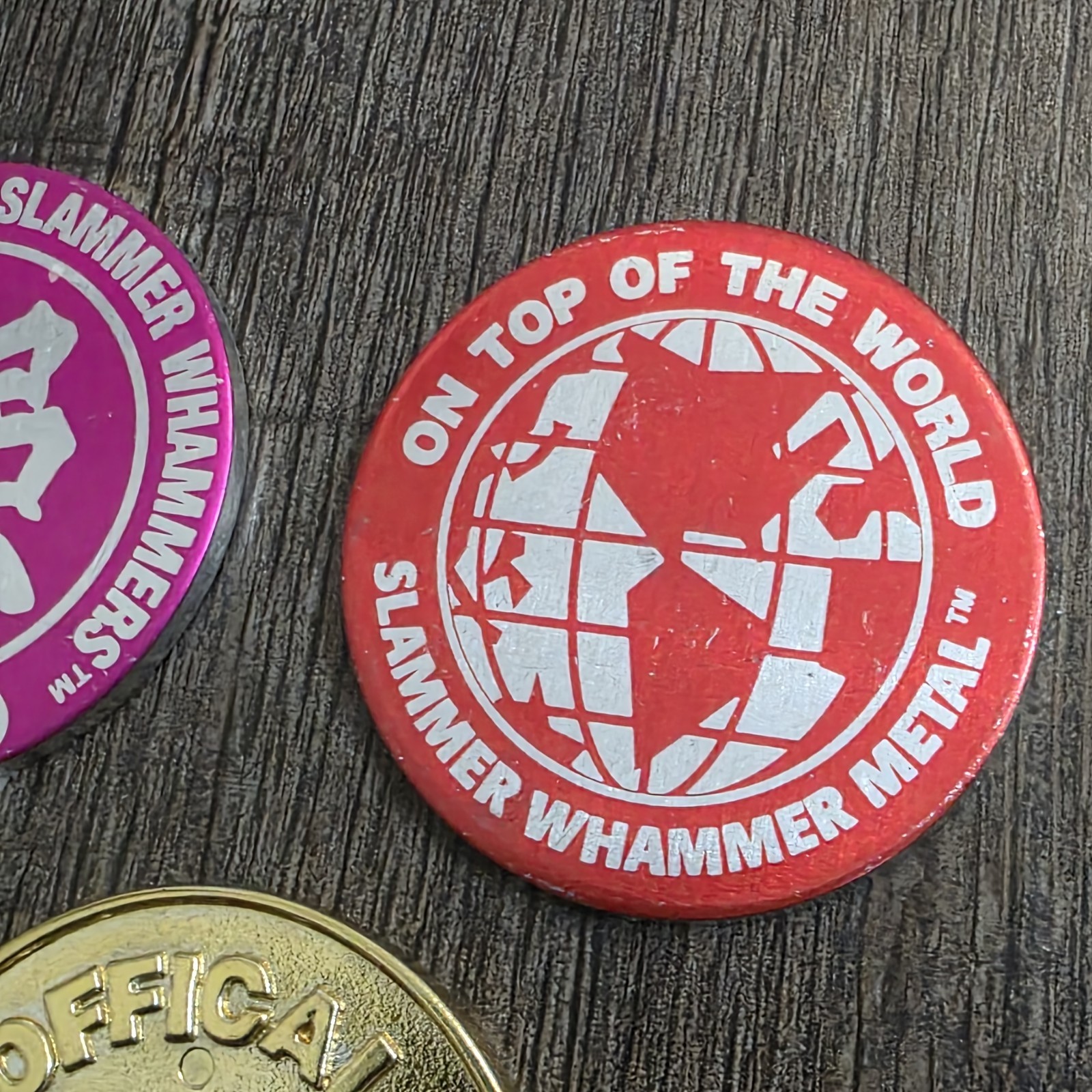 POG Slammer Whammers Mondo Metal Gold Imperial 1994 Lot of 8 Aluminum Rare