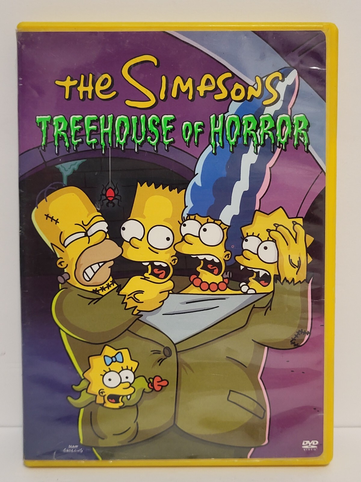 THE SIMPSONS TREE HOUSE OF HORROR Monopoly GLOW-IN-THE-DARK Board Game DVD READ