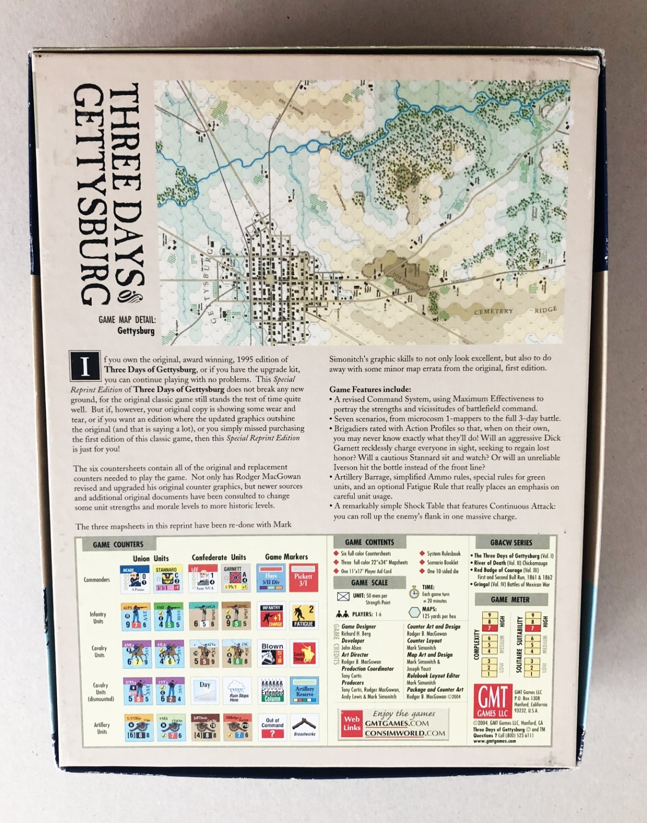 GMT 2004 Three Days of Gettysburg ~ Unpunched