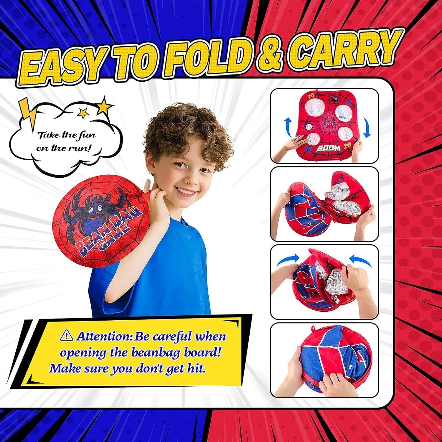 Durable Spider Bean Bag Toss Game – Perfect Family Activity for Any Occasion