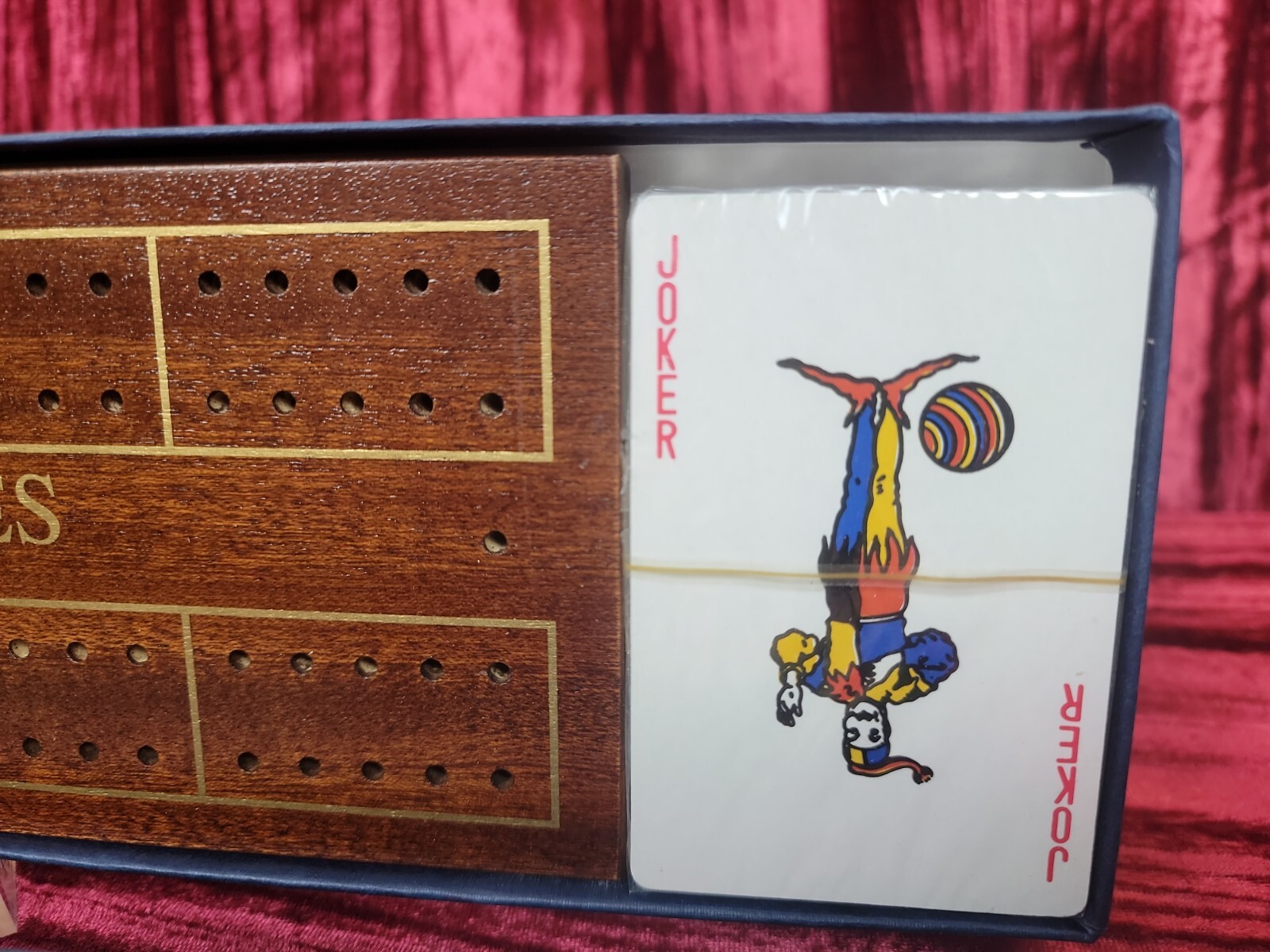 Vintage CRIBBAGE House of Marbles New Sealed preowned cards game fin family