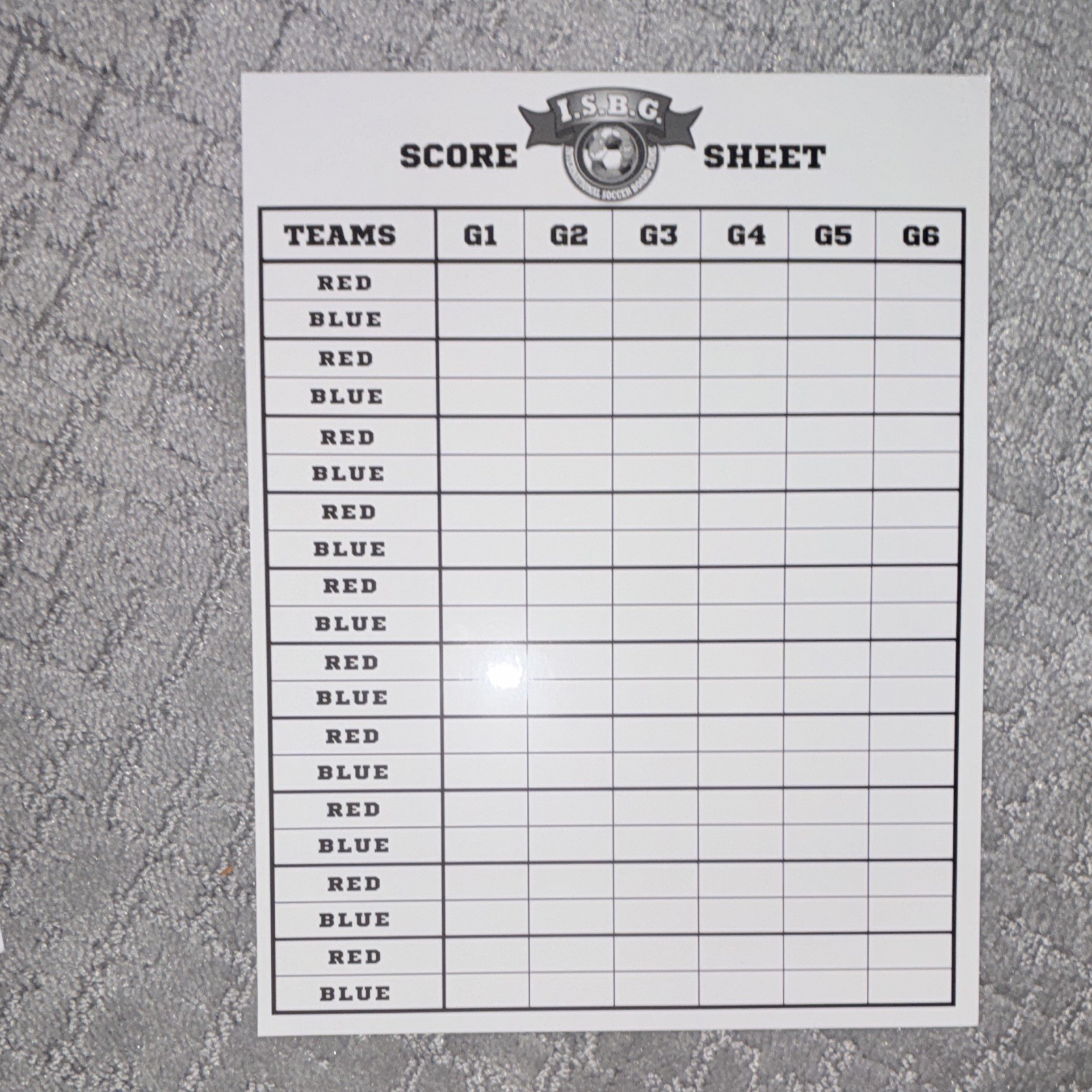 I.S.B.G World Cup International Soccer Board Game 4-in-1, 2+ Players, 10 Teams