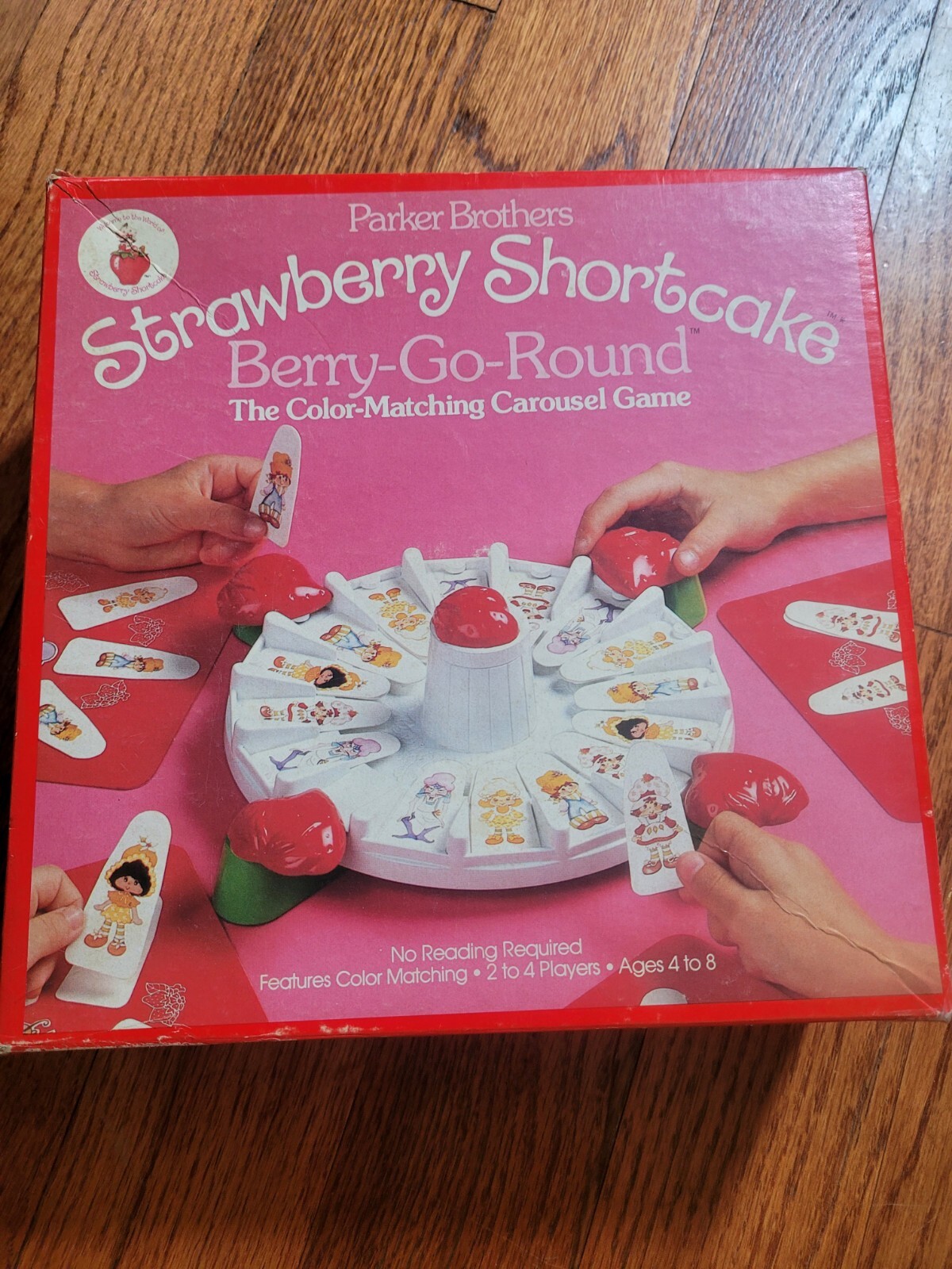 VINTAGE 1982 Strawberry Shortcake Berry-go-round Game. Carousel Game. GUC!!