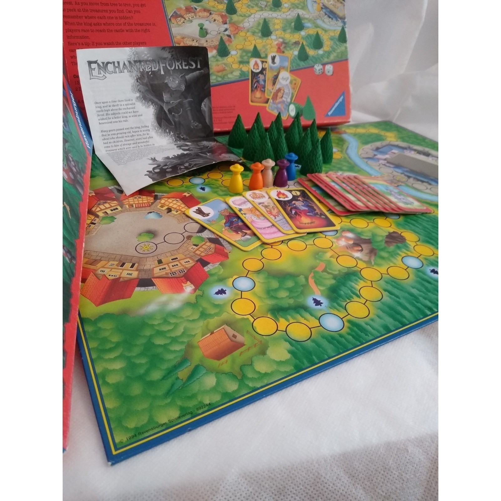 Enchanted Forest Board Game Complete Ravensburger 1994