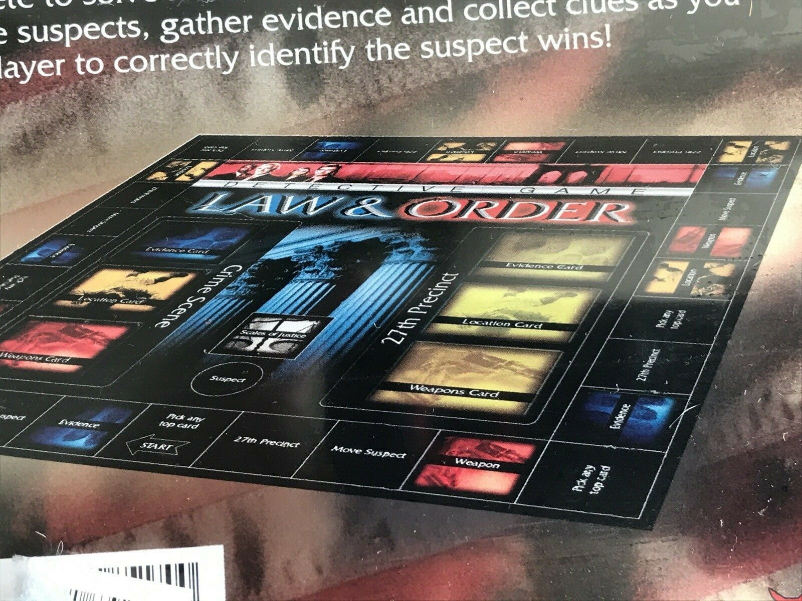 Law & Order Detective Game In Tin 2-4 Players Ages 13+ NEW