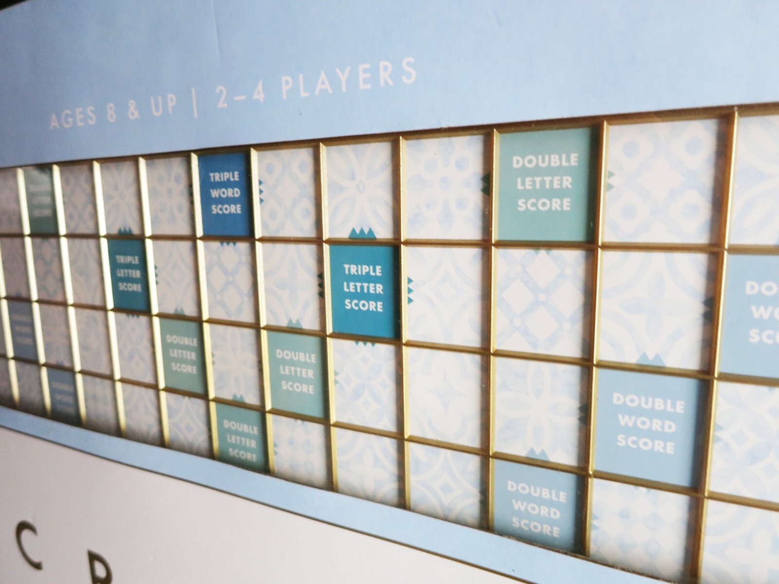 SOLD OUT WS Game Company SCRABBLE Bianco Edition Deluxe