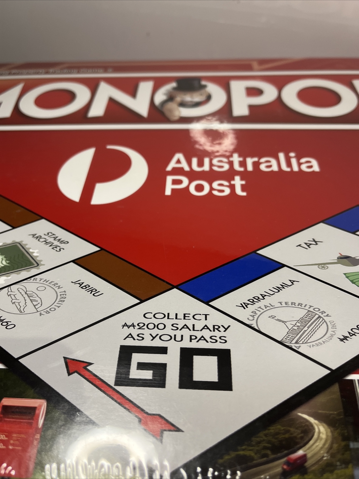Monopoly Australia Post Fast Dealing Property Trading Game Age 8+ Brand New