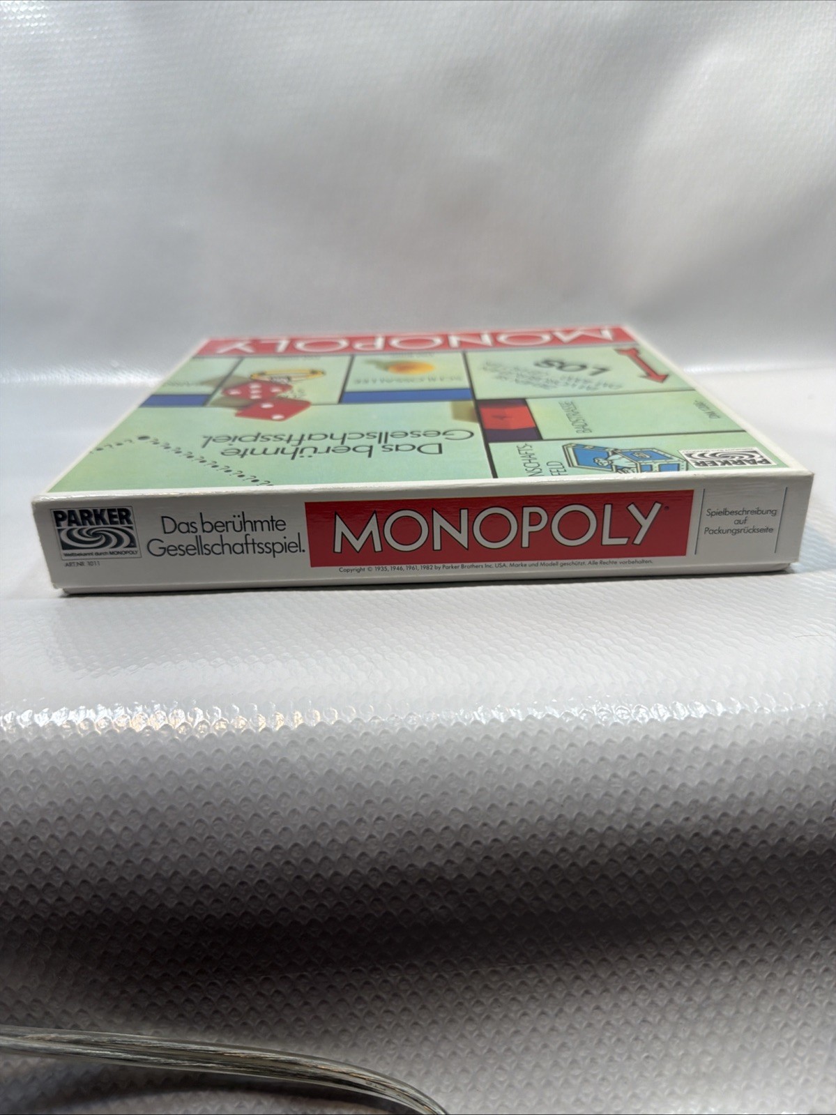 Vintage MONOPOLY Board Game German Version Square Box With Classic Top Unopened