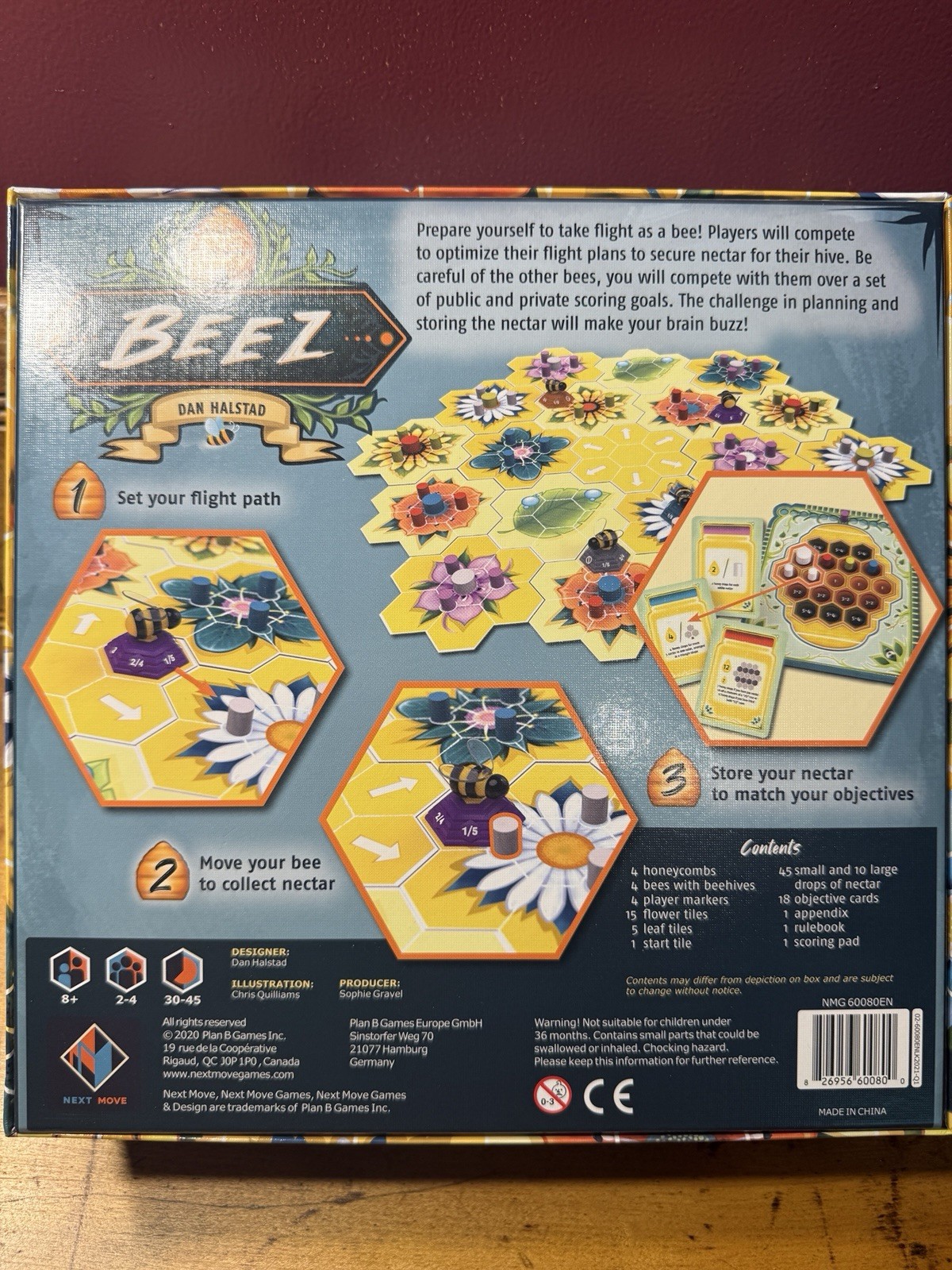 Next Move Beez Board Game Bees Theme 2+ Players 2023