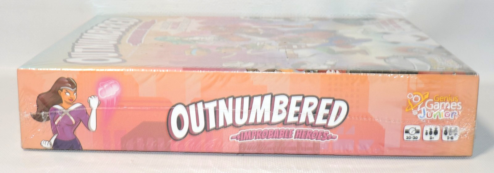 Outnumbered Improbable Heroes Board Game Math Strategy Family Game, NEW, SEALED