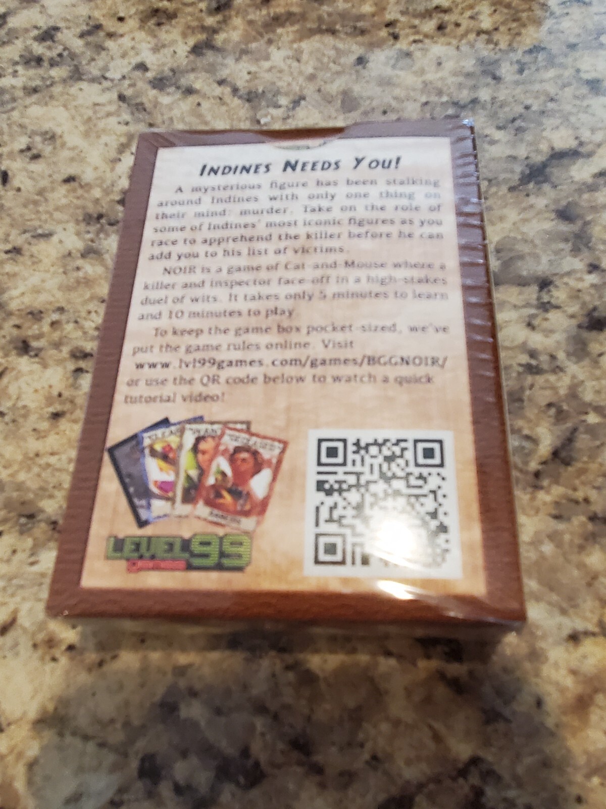 Noir of Indines Card Game SEALED Level99 Games Battlecon Universe