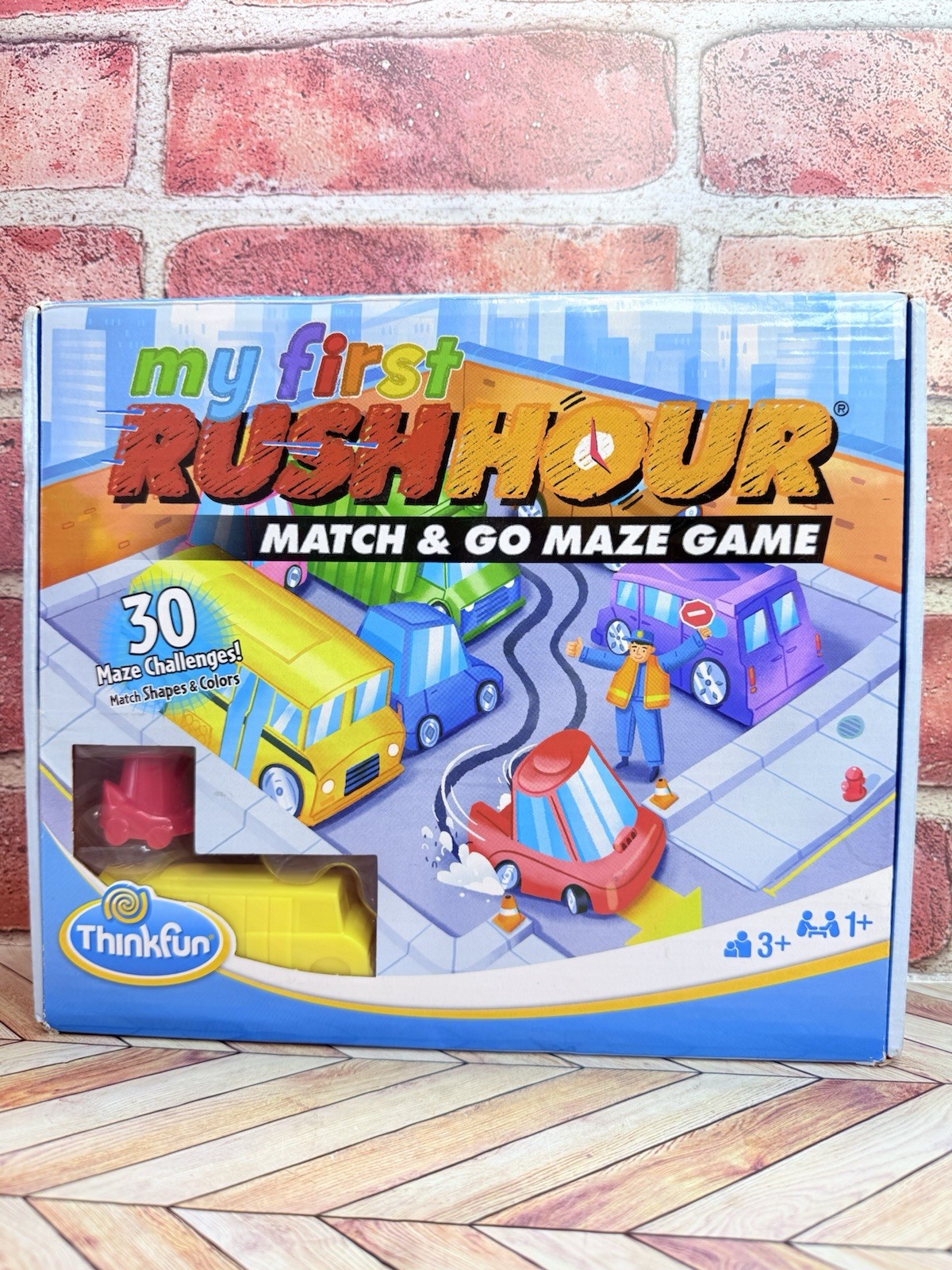 ThinkFun Rush Hour Traffic Jam Logic Game Engaging STEM Toy – Kids Age 8+ New
