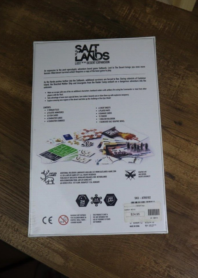 Salt Lands and Lost in the Desert Expansion Miscellaneous Games (Mad Max Style)