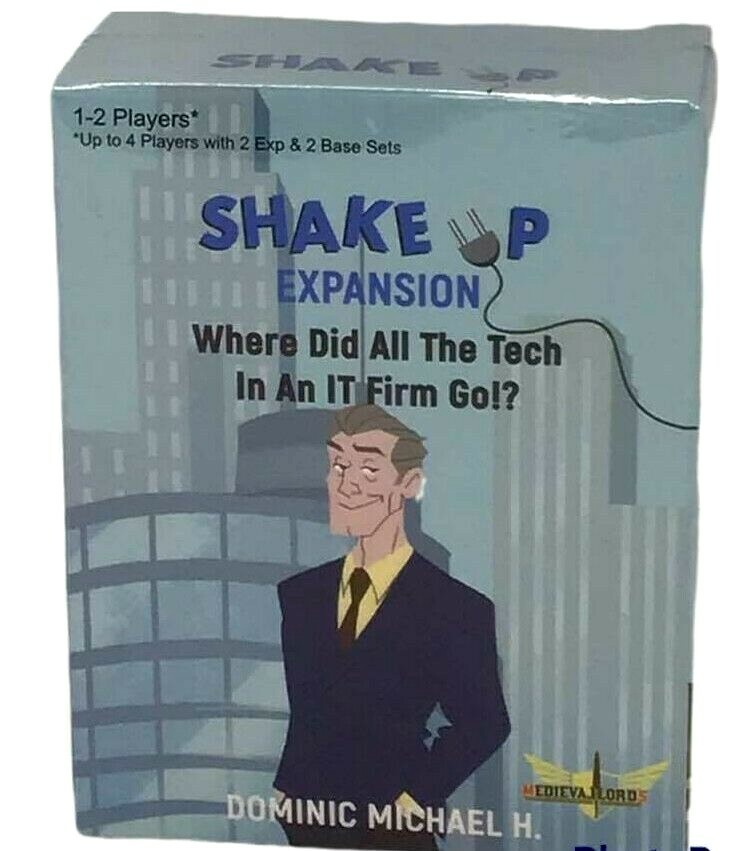 Where Did All Tech IT Firm Go Shake Up Expansion Card Game Dominic SEALED NEW