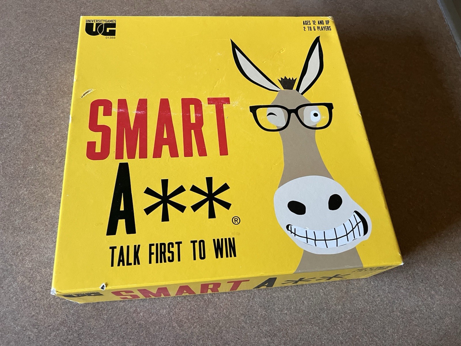 Smart A** Party Game from University Games, 2 to 6 Players Ages 12 and Up