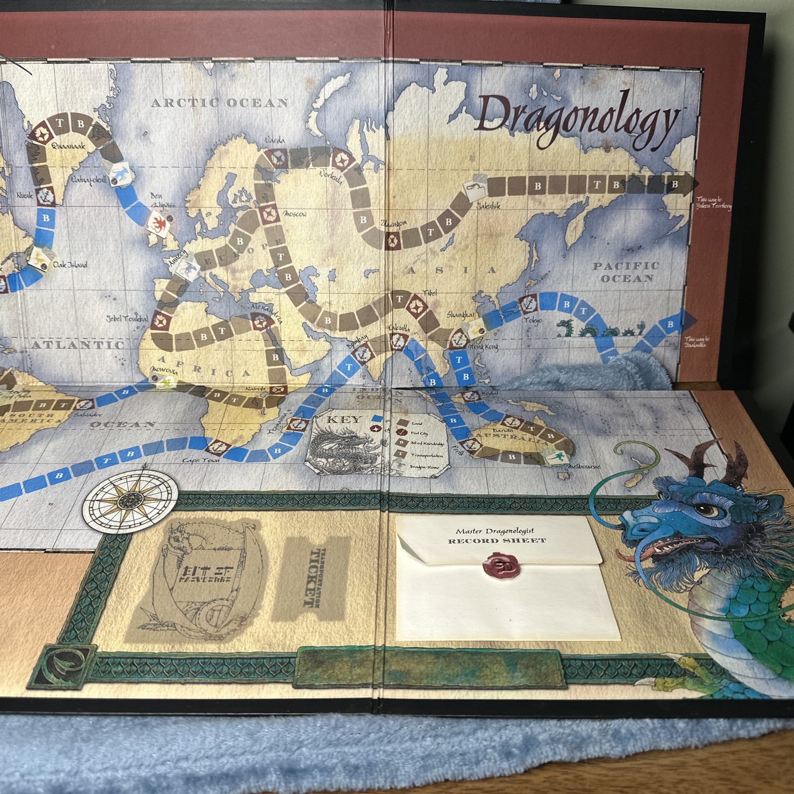 Dragonology The Game 2006 Sababa Toys Fantasy Board Game