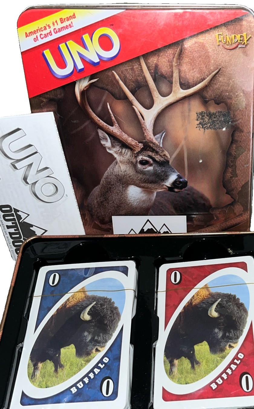 UNO Outdoor Collector’s Edition Card Game in Tin NOB 2+ Players