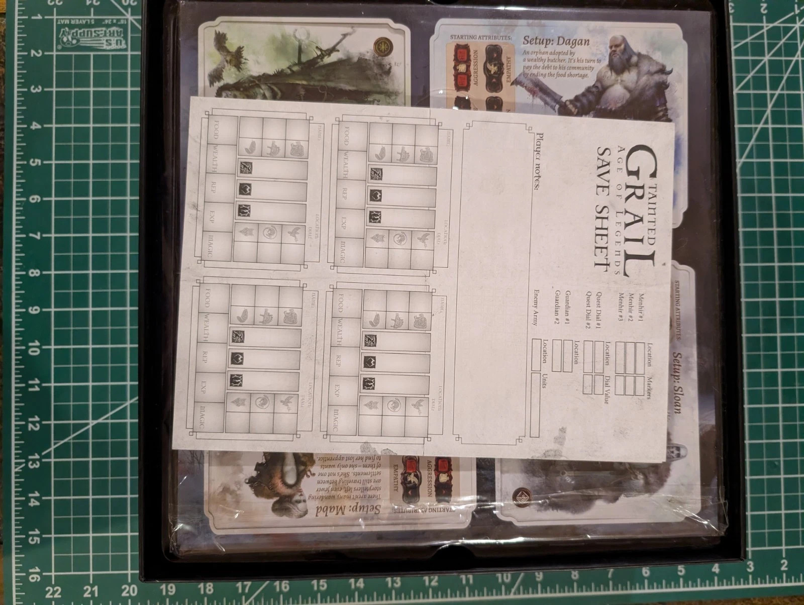 Tainted Grail + Stretch Goals. Open box. Read description.