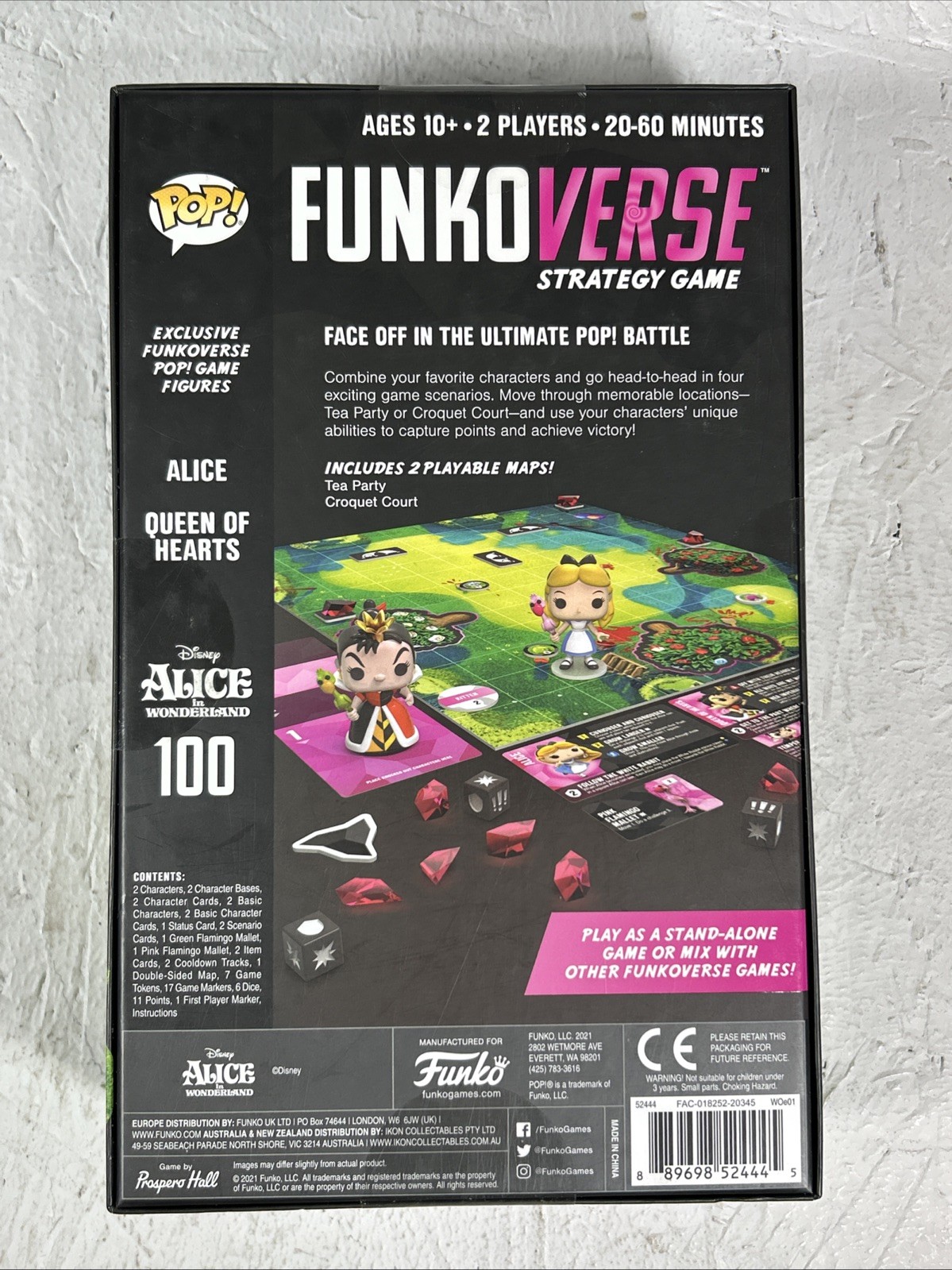 Funko Games Funkoverse Strategy Game Alice in Wonderland Disney FUNKO POP sealed