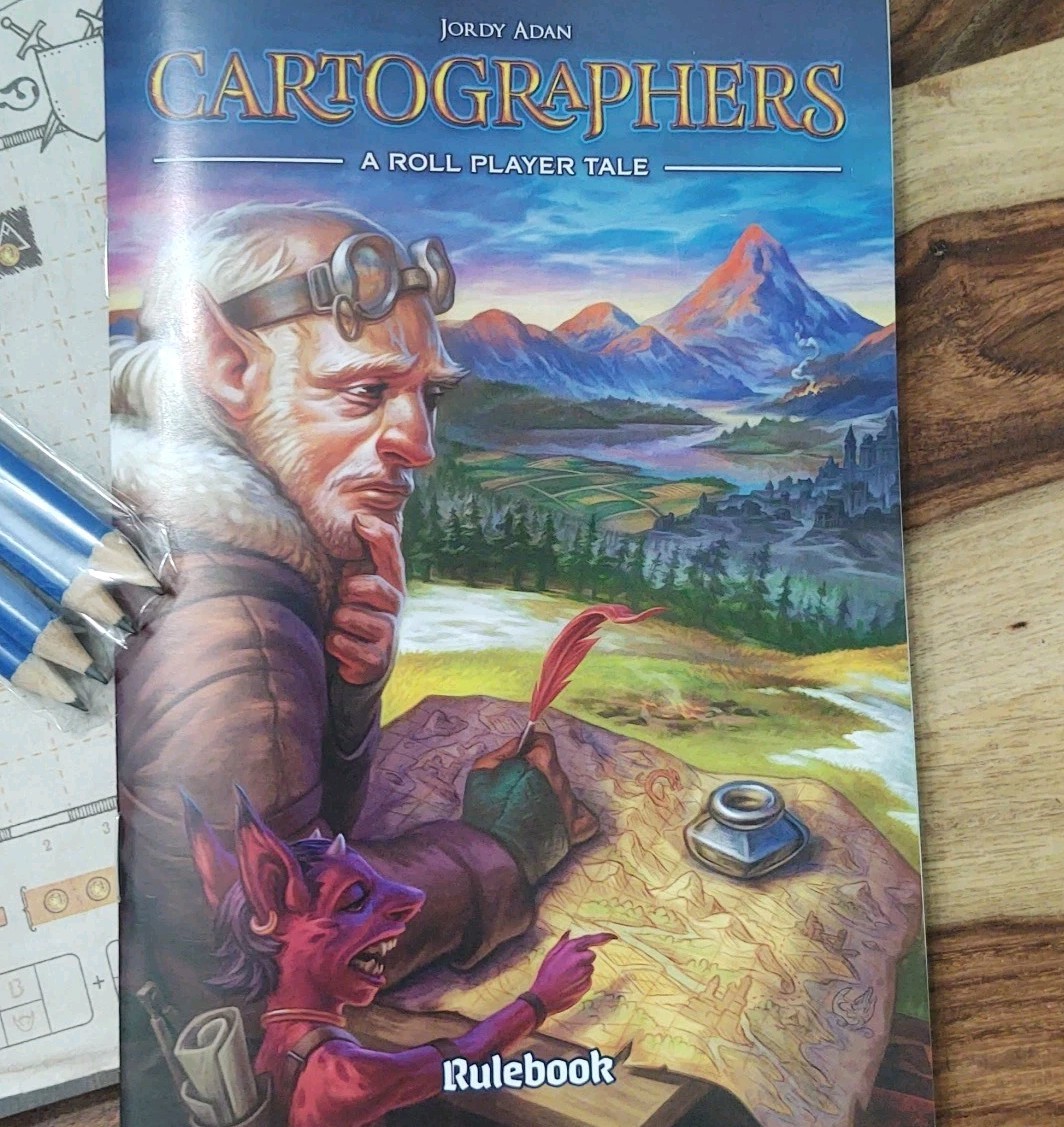 NIB Cartographers Roll Player Tale (TW Games) By Jordy Adan COMPLETE Unopened